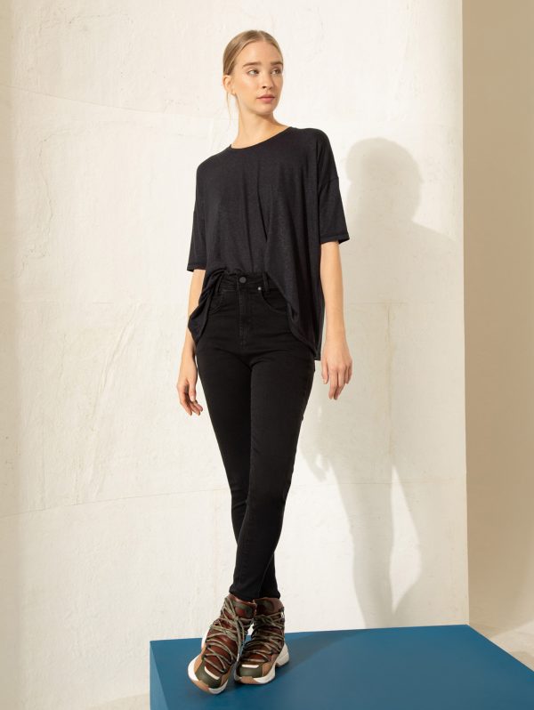 JEANS JOY BLACK METAL