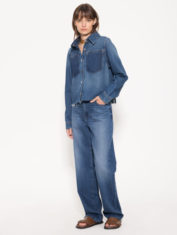 JEANS PRINTED STRAIGHT LOOSE